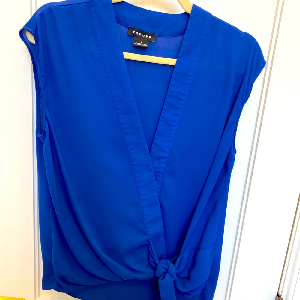 Trouve Blue Blouse -so cute!